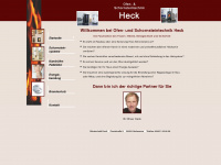 ofentechnik-heck.de Webseite Vorschau
