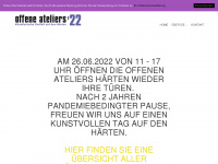offeneateliers-haerten.de Webseite Vorschau