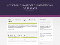 offenesmehr.ch Webseite Vorschau