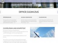 officecleanzug.ch Webseite Vorschau