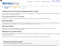 officestyle.ch Webseite Vorschau