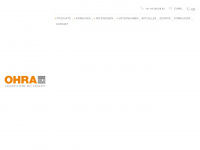 ohra.ch Webseite Vorschau