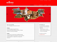 oikos-gmbh.ch Webseite Vorschau