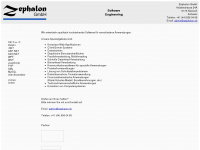 zephalon.ch Webseite Vorschau