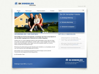 ok-immobilien.at Webseite Vorschau