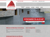 okatar-estrich.de Webseite Vorschau