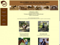 old-willow-ranch.de Webseite Vorschau