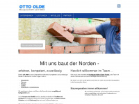 olde-bau.de Webseite Vorschau