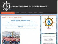 oldenburger-shantychor.de Webseite Vorschau