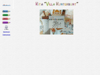 kita-villa-kunterbunt.de Webseite Vorschau