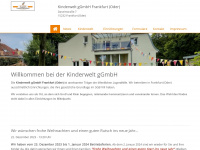 kinderwelt-ffo.de Webseite Vorschau