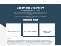 copernicus-stipendium.de Webseite Vorschau