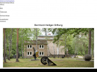 bernhard-heiliger-stiftung.de Webseite Vorschau