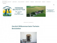 tierheim-beckstetten.de Webseite Vorschau