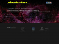 scienceface.org Webseite Vorschau