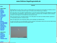 oldtimer-segelflugmodelle.de Webseite Vorschau