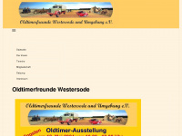 oldtimerfreunde-westersode.de Webseite Vorschau