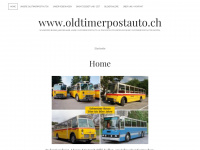 oldtimerpostauto.ch Webseite Vorschau
