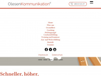 olesen-kommunikation.de Webseite Vorschau