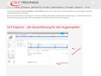olf-technics.ch Webseite Vorschau