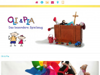 oli-pia.de Webseite Vorschau