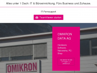 omikron.ch Webseite Vorschau
