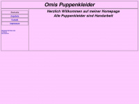 omis-puppenkleider.de Webseite Vorschau