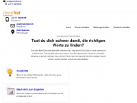 omnitext.ch Webseite Vorschau