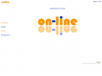on-line.ch Webseite Vorschau