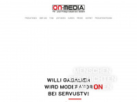 on-media.at Webseite Vorschau