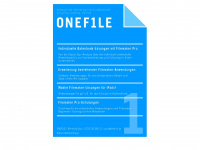 onefile.de Webseite Vorschau