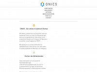 onics.de Webseite Vorschau