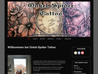 onkelspider-tattoo.de Webseite Vorschau