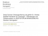 onkologie-bernau.de Webseite Vorschau