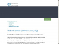 online-medieninformatik.de Webseite Vorschau