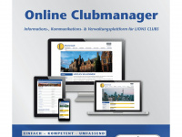 onlineclubmanager.de Webseite Vorschau