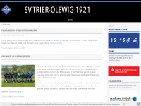 sv-olewig.de Webseite Vorschau