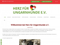 herz-fuer-ungarnhunde.de Webseite Vorschau
