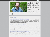 mikewest.org Webseite Vorschau