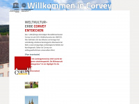 corvey.de Webseite Vorschau