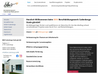 bbw-cadenberge.de Webseite Vorschau