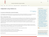 independentliving.org Webseite Vorschau