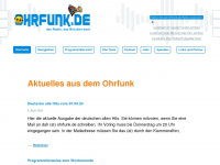 ohrfunk.de Webseite Vorschau