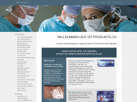 op-produkte.ch Webseite Vorschau
