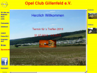 opelclub-gillenfeld.de Webseite Vorschau