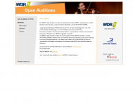 open-auditions.de Webseite Vorschau