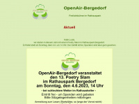 openair-bergedorf.de Webseite Vorschau