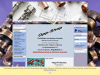 opp-shop.de Webseite Vorschau