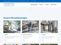 oppligersoehne.ch Webseite Vorschau