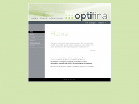 optifina.ch Webseite Vorschau